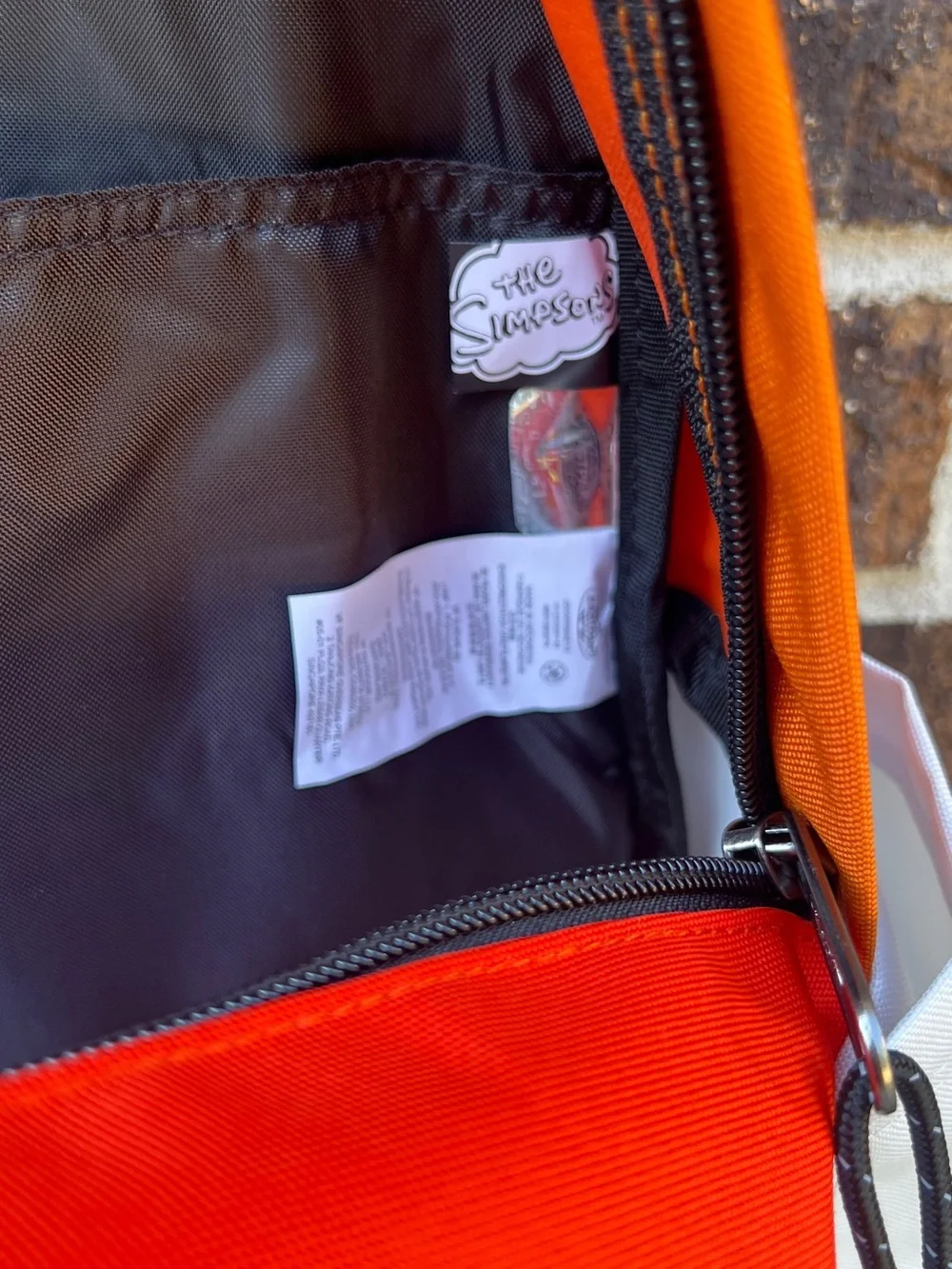 Eastpak Duff Beer Orange and White Backpack